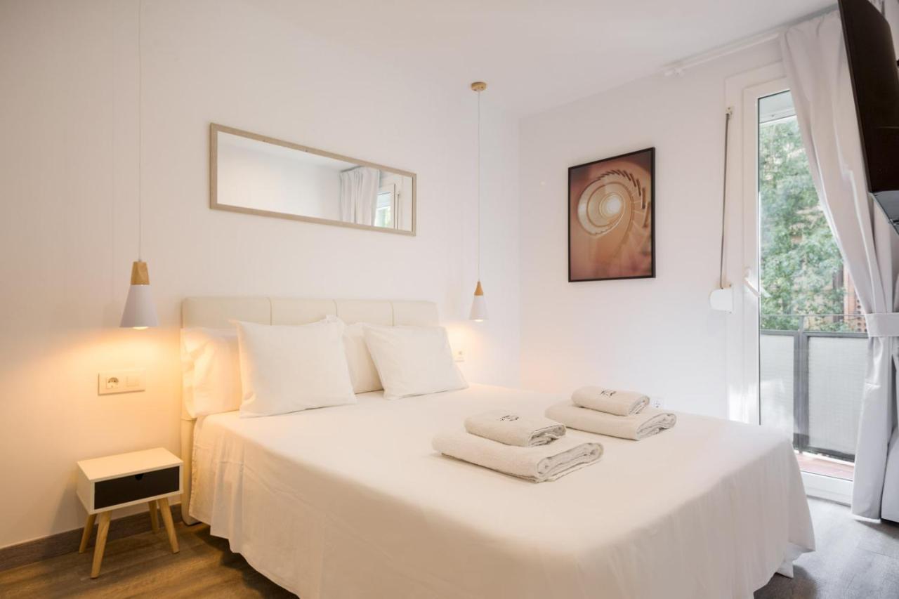 Ferienwohnung The White Flats Les Corts Barcelona Exterior foto