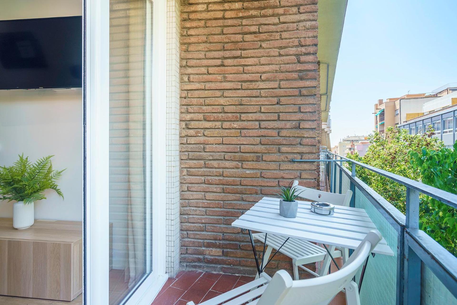 Ferienwohnung The White Flats Les Corts Barcelona Exterior foto